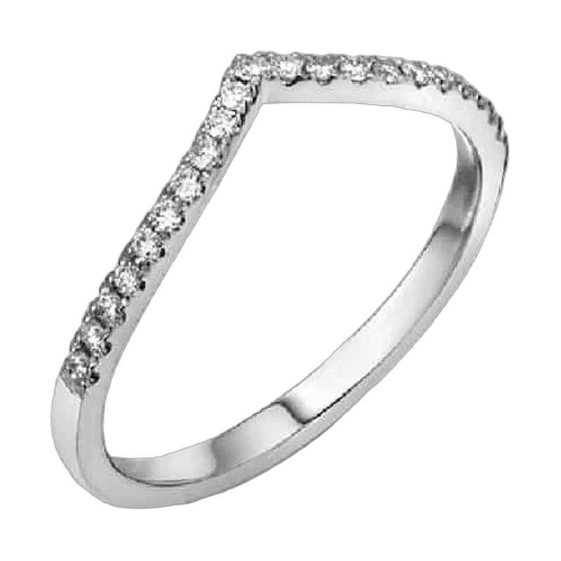 Chevron Diamond Ring