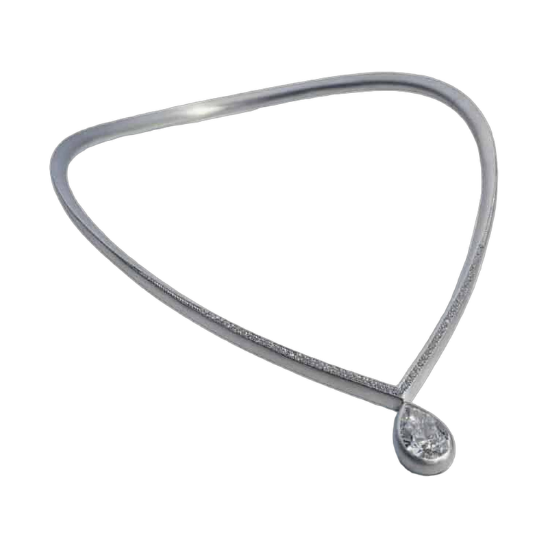 Platinum Wire Necklace