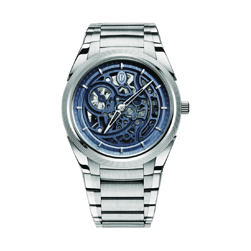 Tonda PF Skeleton Platinum Blue