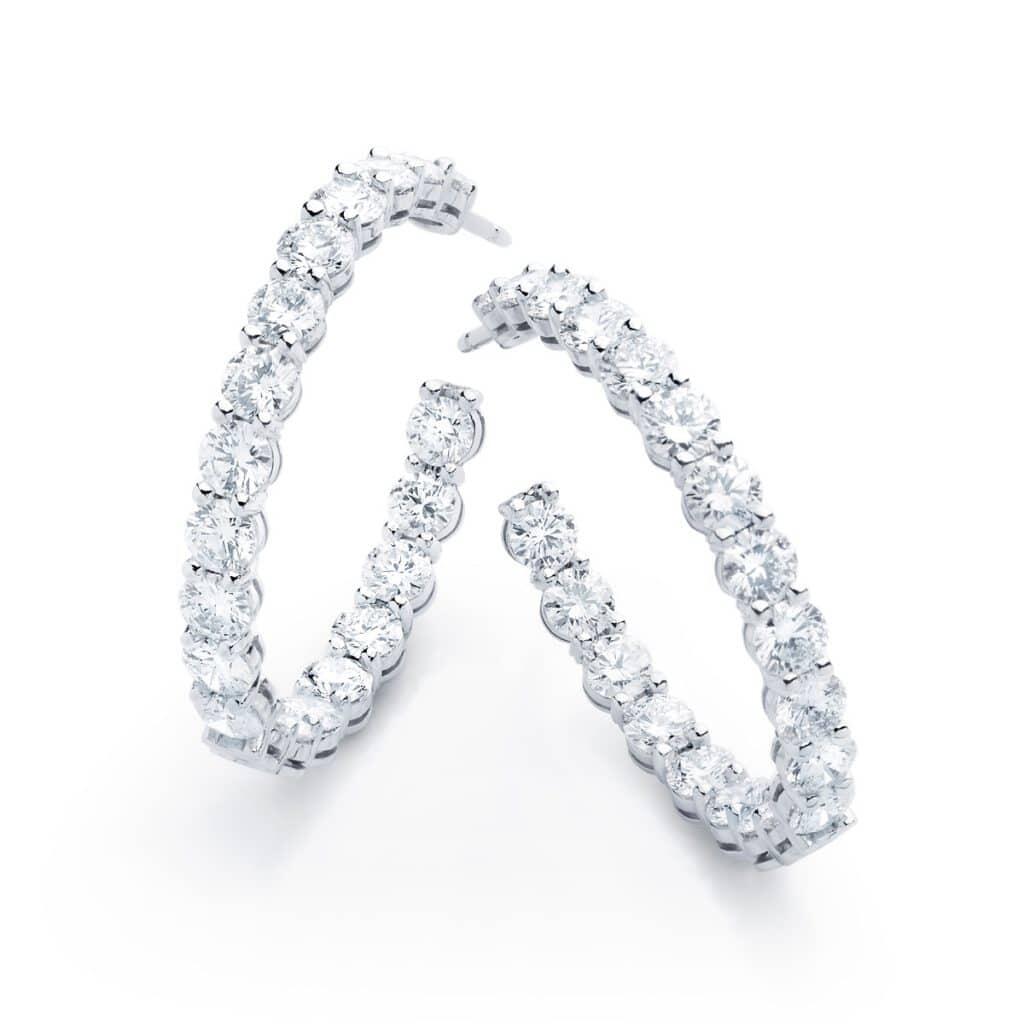 Diamond Cuff Earrings